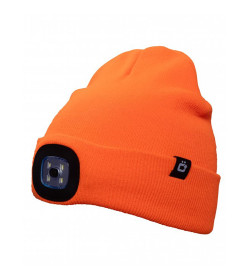 Шапка OTTO с LED подсветкой оранжевая HOEGERT