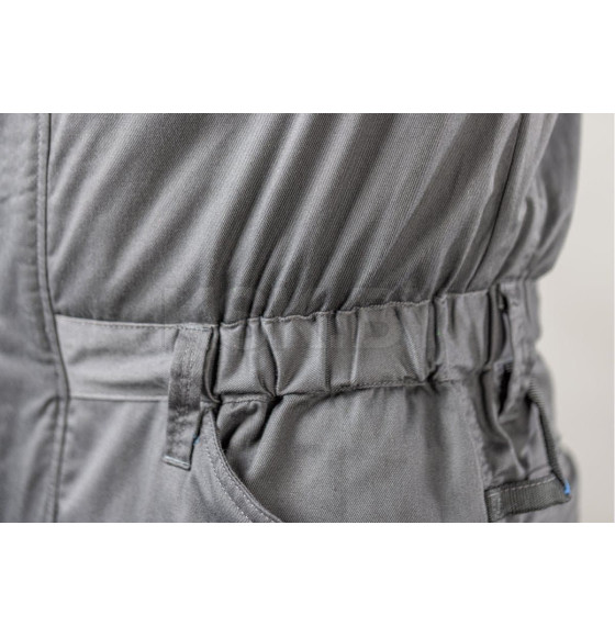 Комбинезон WURNITZ рабочий эластичный темно-серый XL (54) HOEGERT (HT5K820-XL) 