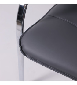 Кресло SAMBA AKS-1 Pegasso светло-серый мягкие подлокотники