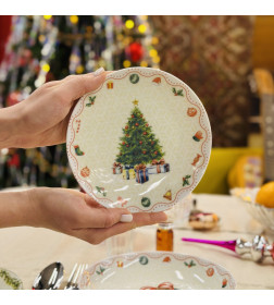 Тарелка мелкая 175 мм "Магия праздника" универсал 5С1376Ф34