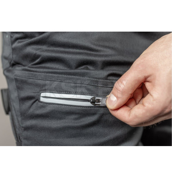 Брюки REETZ рабочие эластичные черные размер: 3XL (58) HOEGERT (HT5K825-3XL) 