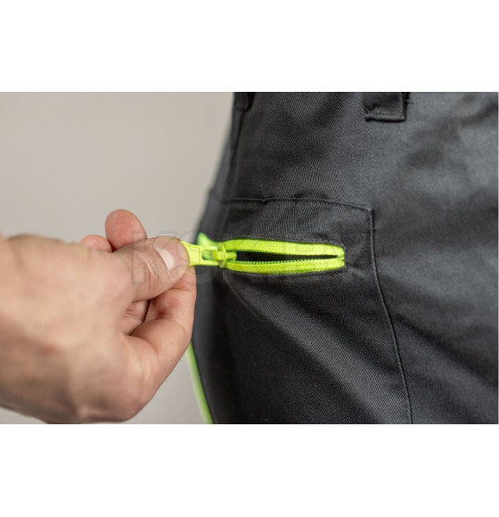 Брюки REETZ рабочие эластичные черные размер: 3XL (58) HOEGERT (HT5K825-3XL) 