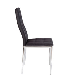 Стул SKY темно-серая ткань Seattle 007/хром