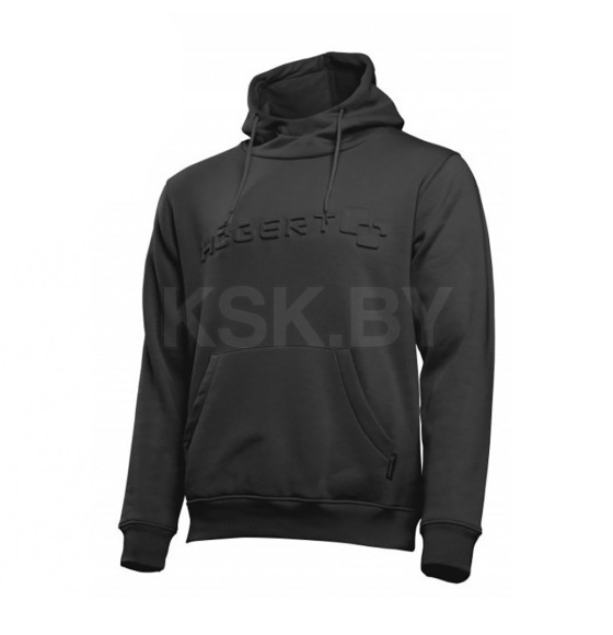 Толстовка спортивная с капюшоном черная 2XL (56) HOEGERT (HT5K908-2XL) 