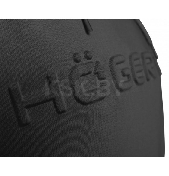 Толстовка спортивная с капюшоном черная 2XL (56) HOEGERT (HT5K908-2XL) 
