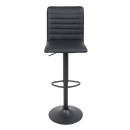 Стул барный DARSY экокожа черный+черный/черный (127699) 
