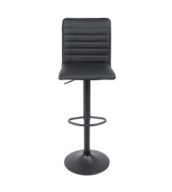 Стул барный DARSY экокожа черный+черный/черный