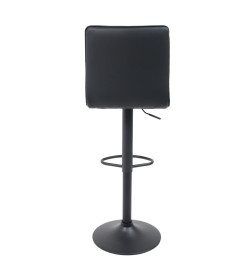 Стул барный DARSY экокожа черный+черный/черный