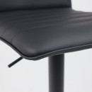 Стул барный DARSY экокожа черный+черный/черный (127699) 