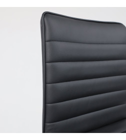 Стул барный DARSY экокожа черный+черный/черный