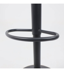 Стул барный DARSY экокожа черный+черный/черный