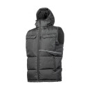 Жилет BORGER утепленный с капюшоном черный S (48) HOEGERT  (HT5K920-S) 