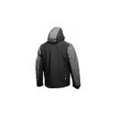 Куртка AMOS yтепленная с капюшоном черная XL (54) HOEGERT (HT5K923-XL) 