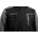 Куртка AMOS yтепленная с капюшоном черная XL (54) HOEGERT (HT5K923-XL) 