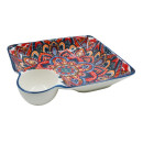 Блюдо "Восточная сказка" 490 мл, 17,5*16 см, 7,5" бгк7,5-8205 фарфор Lavenir (114166) 