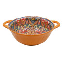 Блюдо "Солнце востока" 1000 мл, 22,5*18 см, 9" бвк9-7104 фарфор Lavenir (114147) 