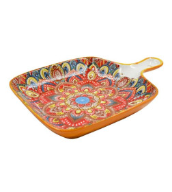 Блюдо "Солнце востока" 270 мл, 22,5*15,5 см, 9" брк9-7104 фарфор Lavenir