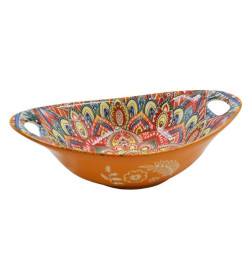 Блюдо "Солнце востока" 470 мл, 21,5*14,5 см, 9" бдк9-7104 фарфор Lavenir