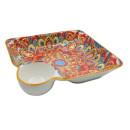 Блюдо "Солнце востока" 490 мл, 17,5*16 см, 7,5" бгк7,5-7104 фарфор Lavenir (114168) 