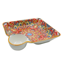 Блюдо "Солнце востока" 490 мл, 17,5*16 см, 7,5" бгк7,5-7104 фарфор Lavenir