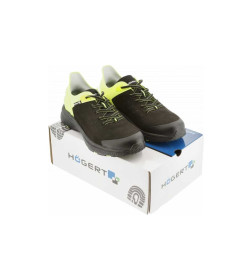 Полуботинки SAUTEN рабочие O1 FO SR черные/желтые светоотражающая ткань 45 HOEGERT 5902801408892 (CN)