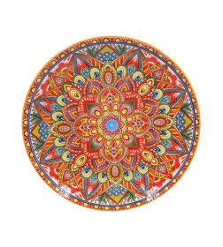 Тарелка обеденная "Солнце востока" 25,5 см, 10,25" тгк10,25-7104 фарфор Lavenir