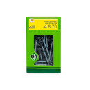 Саморез кровельный с резин. прокл. 4.8х70, сверло PT1, RAL 7024 (серый графит) в коробке с окном  (упак/100шт) (BW000171) 