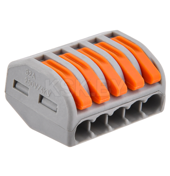 Клемма строительно-монтажная СМК 222-415 (50шт) GENERICA UKZ20-415-050-G (UKZ20-415-050-G) 