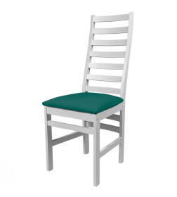 Стул Арио (белая эмаль/изумрудный-31