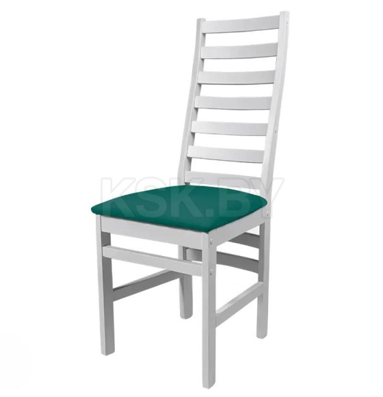 Стул Арио (белая эмаль/изумрудный-31