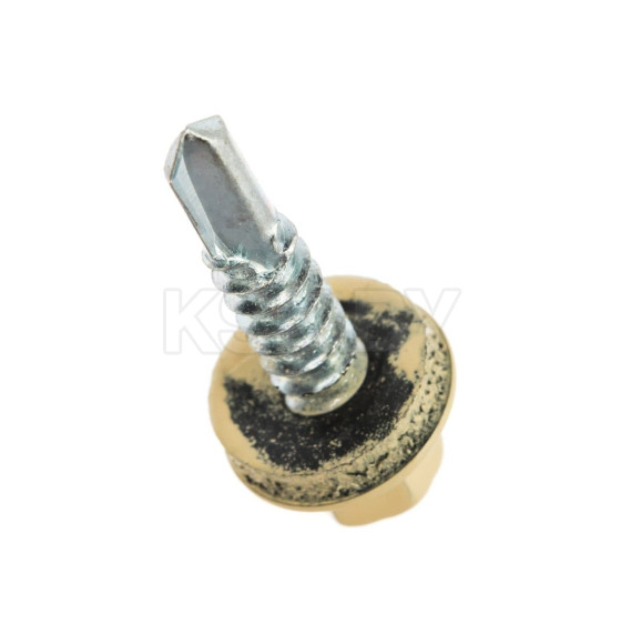 Саморез кровельный 4,8х29 PT1. RAL1014 (слоновая кость), в пласт. контейнере (упак/50шт) (B004500) 