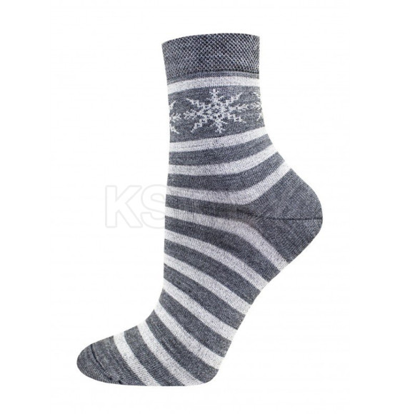 Носки женские 1494 Брестские ARCTIC (полушерсть), р. 25 рис.045 Т.СЕРЫЙ (19С1494) 