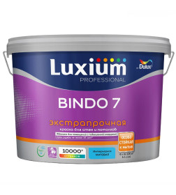 Краска в/д внутр. LUXIUM Prof Bindo 7 матовая BW 4.5л
