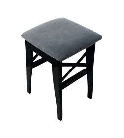 Табурет №1 Ролан (венге/серый крайола-25)