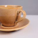 Набор чайный OPALUS фарфор пшеничный кружка 200мл + блюдце (119890) 