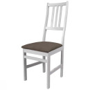 Стул Инвуд (белая эмаль/мокко-5)