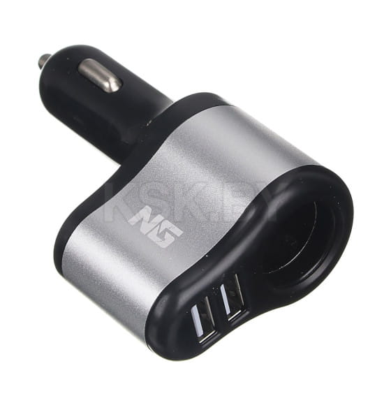 Устройство зарядное в авто, USB QC 3.0+PD, 5В/3.1А, пластик, ЕРМАК (738-018) 