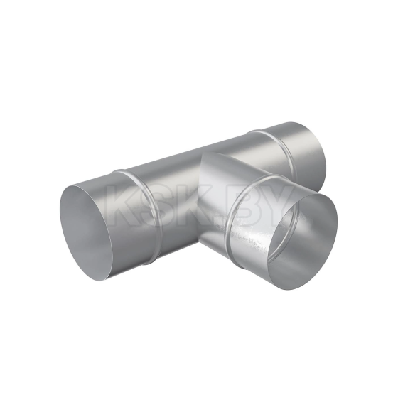 Тройник оцинкованная сталь TPG D125 ЭРА (125TPG) 