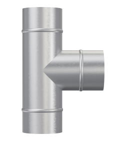 Тройник оцинкованная сталь TPG D125 ЭРА