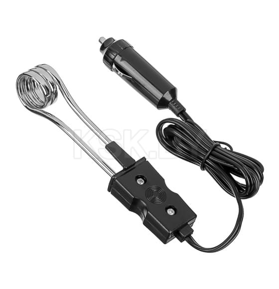 Кипятильник автомобильный, медно-никелевый, Стандарт, 12В, ЕРМАК (724-001) 