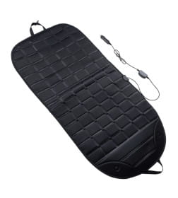 Накидка с подогревом, 12В, регулятор, 95x50 см, провод 130 см, черный, ЕРМАК