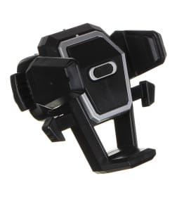 Держатель телефона на дефлектор, тип: раздвижной, с кнопкой, пластик, ЕРМАК