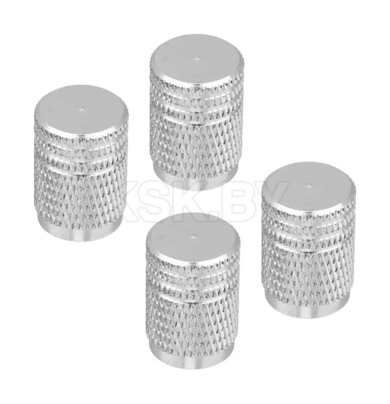 Набор заглушек ниппеля 4шт. алюминиевый, универсальный, ЕРМАК (754-034) 