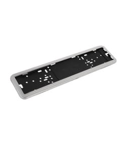 Держатель номера пластик+нерж.сталь 8050 (1 шт.), ЕРМАК