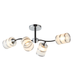 Cветильник WX-6354/4 BK+CR