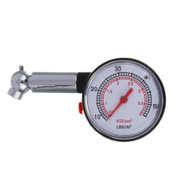 Манометр, механический, до 3.5 атм хром, в блистере, ЕРМАК