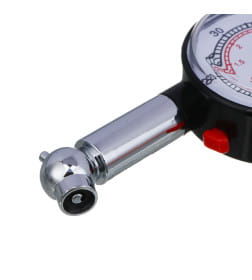 Манометр, механический, до 3.5 атм хром, в блистере, ЕРМАК