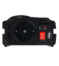 Автомобильный преобразователь напряжения 12-220 В, 300Вт (DC/AC Инвертор), ЕРМАК