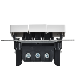 Выключатель 3-клавишный 10А ВС10-3-0-БрАБ IEK арктический белый