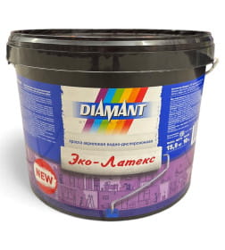 Краска в/д внутр. "Diamant" Эко-Латекс, 10 л    (15,9 кг)